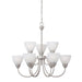 ELK Home - Nine Light Chandelier - Tia - Matte Nickel- Union Lighting Luminaires Decor