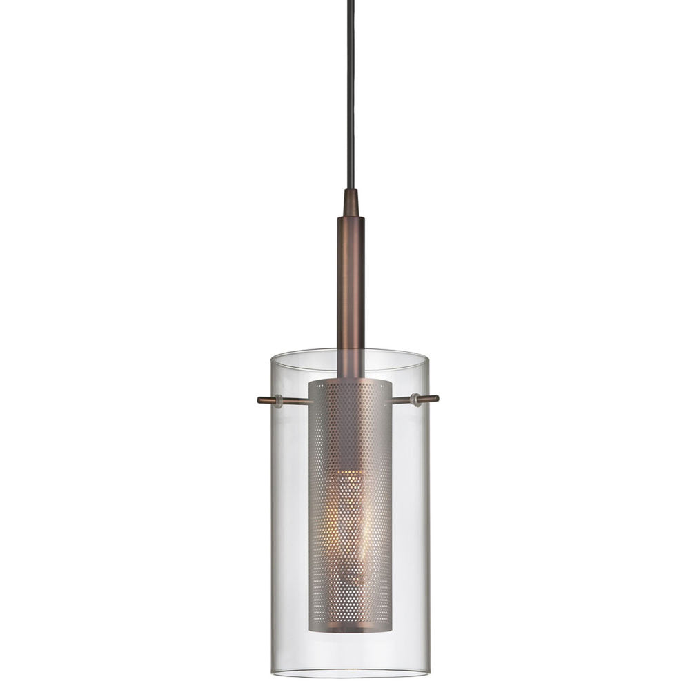 Dainolite Canada - One Light Pendant - Percy - Oil Brushed Bronze- Union Lighting Luminaires Decor