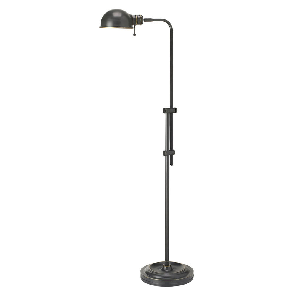 Dainolite Canada - One Light Floor Lamp - Fedora - Oil Brushed Bronze- Union Lighting Luminaires Decor