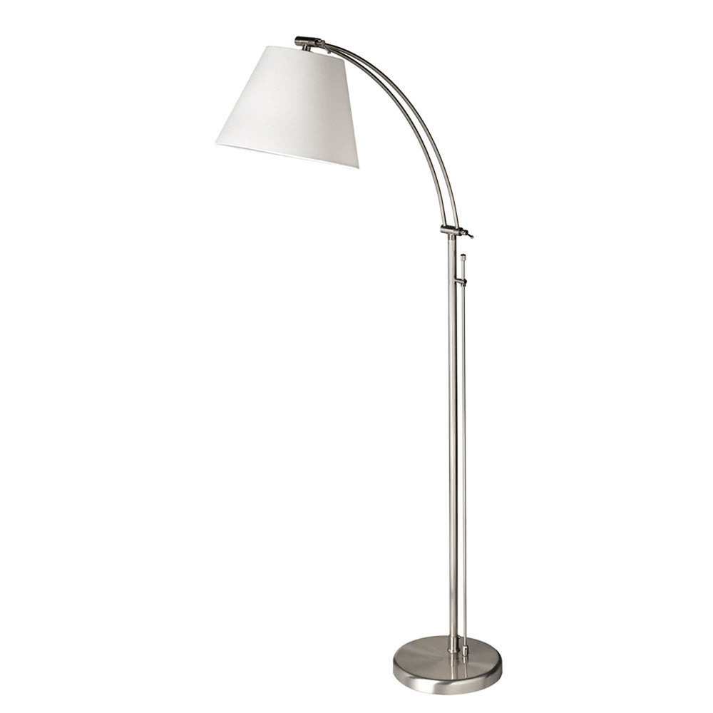 Dainolite Canada - One Light Floor Lamp - Felix - Satin Chrome- Union Lighting Luminaires Decor