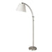 Dainolite Canada - One Light Floor Lamp - Felix - Satin Chrome- Union Lighting Luminaires Decor