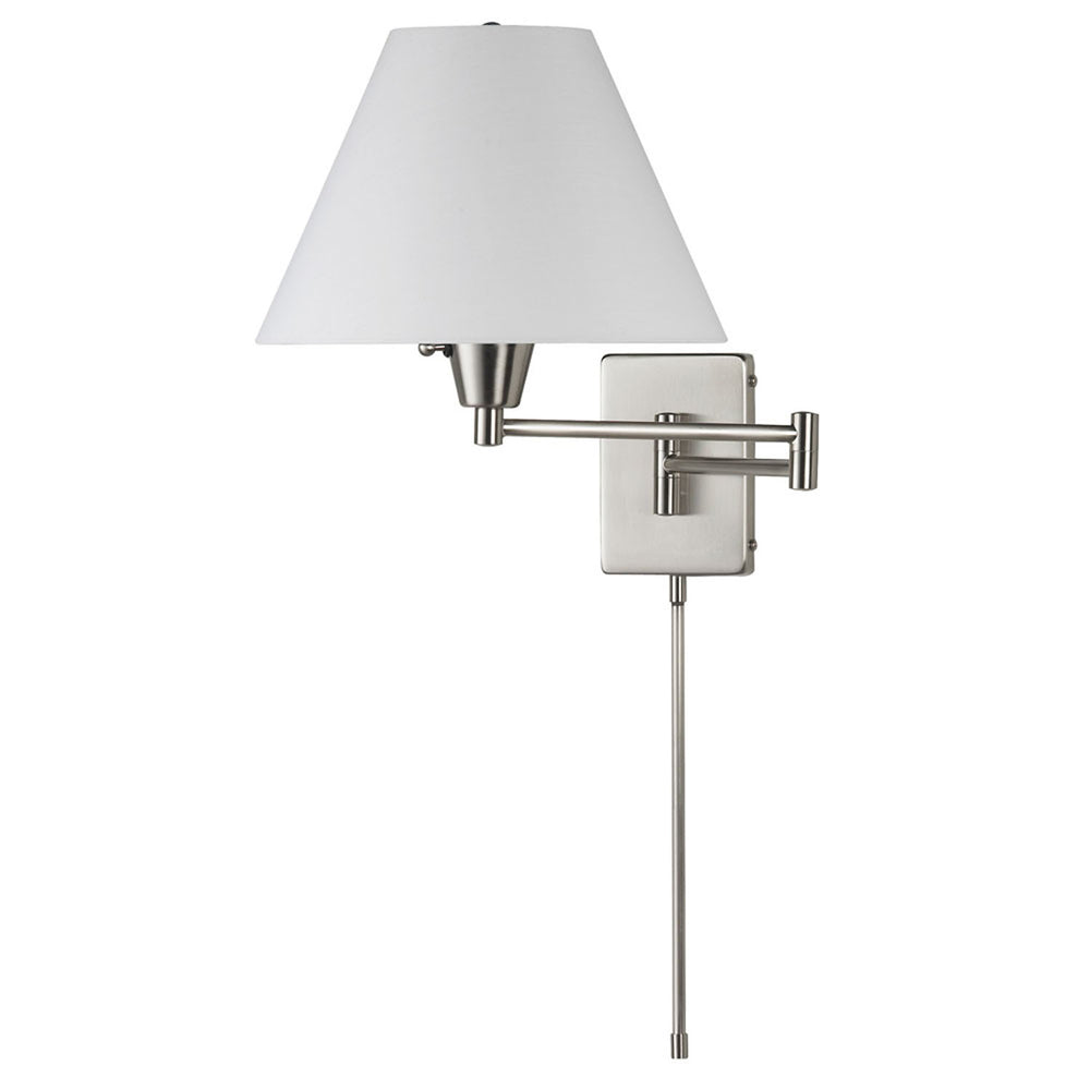 Dainolite Canada - One Light Wall Sconce - Wall Lamp - Satin Chrome- Union Lighting Luminaires Decor
