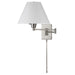 Dainolite Canada - One Light Wall Sconce - Wall Lamp - Satin Chrome- Union Lighting Luminaires Decor