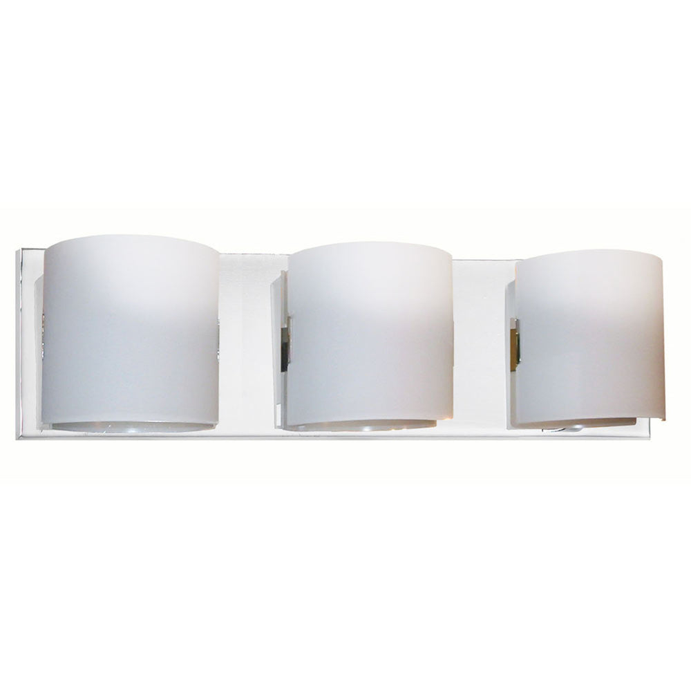 Dainolite Canada - Three Light Vanity Fixture - Sanctuary - Polished Chrome- Union Lighting Luminaires Decor