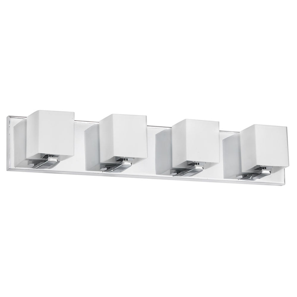 Dainolite Canada - Four Light Vanity Fixture - Verona - Polished Chrome- Union Lighting Luminaires Decor