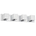 Dainolite Canada - Four Light Vanity Fixture - Verona - Polished Chrome- Union Lighting Luminaires Decor