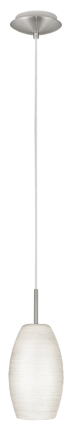 Eglo Canada - One Light Pendant - Batista 1 - Matte Nickel- Union Lighting Luminaires Decor
