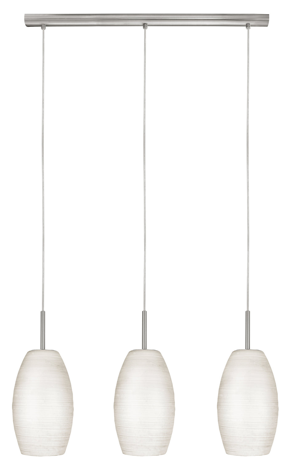 Eglo Canada - Three Light Pendant - Batista 1 - Matte Nickel- Union Lighting Luminaires Decor