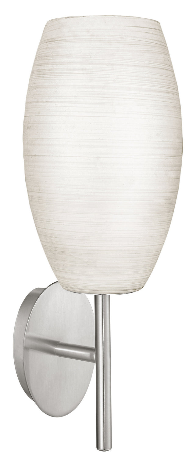 Eglo Canada - One Light Wall Sconce - Batista 1 - Matte Nickel- Union Lighting Luminaires Decor