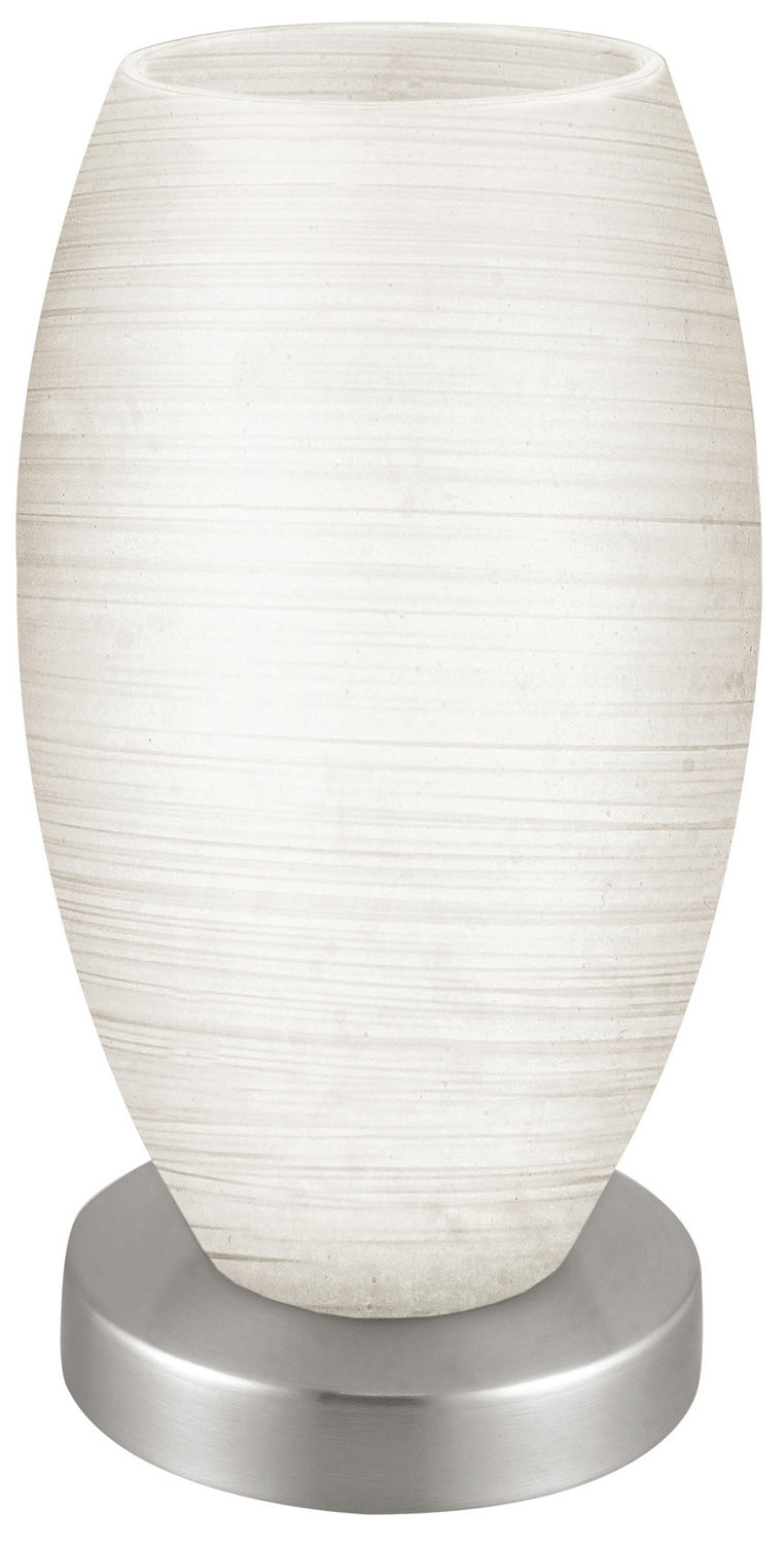 Eglo Canada - One Light Table Lamp - Batista 1 - Matte Nickel- Union Lighting Luminaires Decor