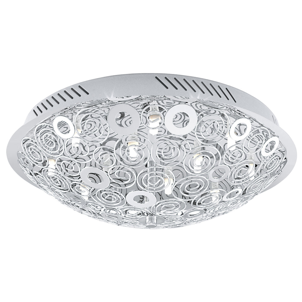 Eglo Canada - 12 Light Ceiling Mount - Cromer - Chrome- Union Lighting Luminaires Decor