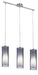 Eglo Canada - Three Light Linear Pendant - Pinto Nero - Matte Nickel- Union Lighting Luminaires Decor