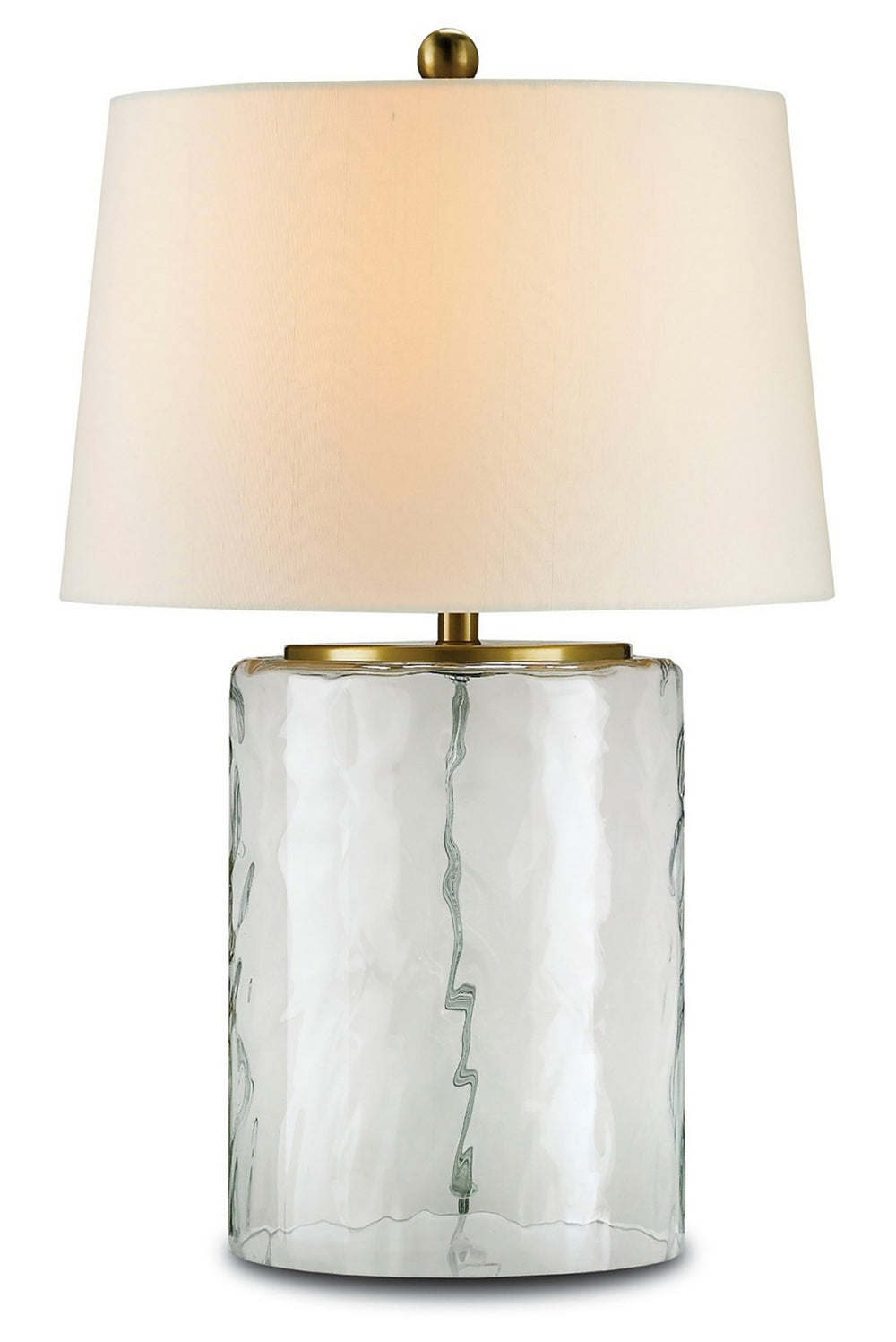 Currey and Company - One Light Table Lamp - Oscar - Clear/Brass- Union Lighting Luminaires Decor
