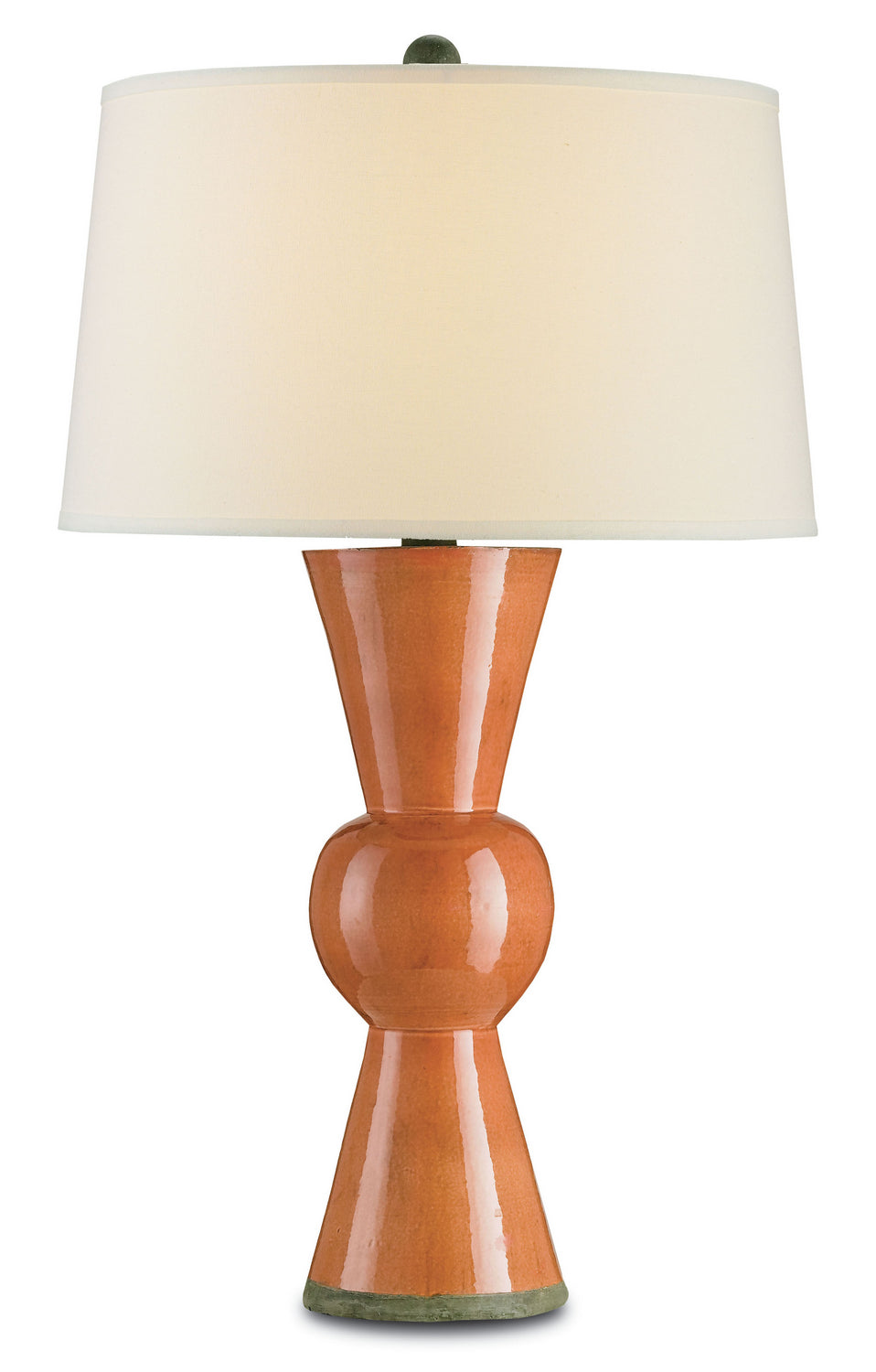 Currey and Company - One Light Table Lamp - Upbeat Collection - Orange- Union Lighting Luminaires Decor