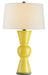 Currey and Company - One Light Table Lamp - Upbeat Collection - Yellow- Union Lighting Luminaires Decor