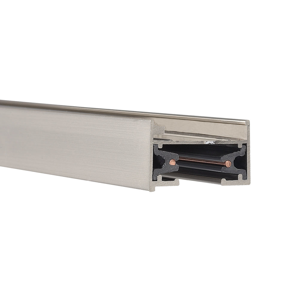 W.A.C. Canada - Track Single Circuit - L Track - Brushed Nickel- Union Lighting Luminaires Decor
