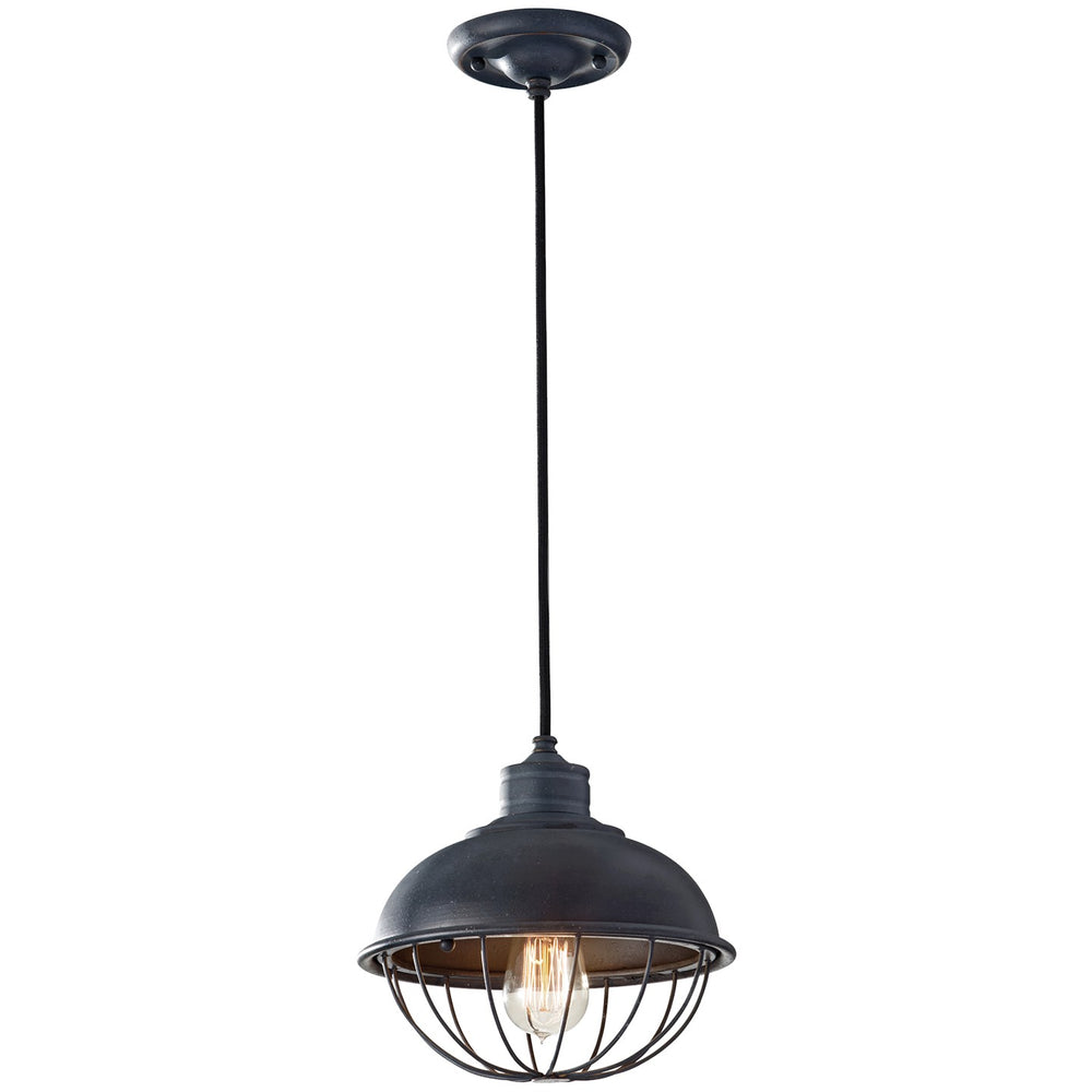 Generation Lighting Canada - One Light Pendant - Urban Renewal - Antique Forged Iron- Union Lighting Luminaires Decor