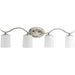 Progress Canada - Four Light Bath - Inspire - Brushed Nickel- Union Lighting Luminaires Decor