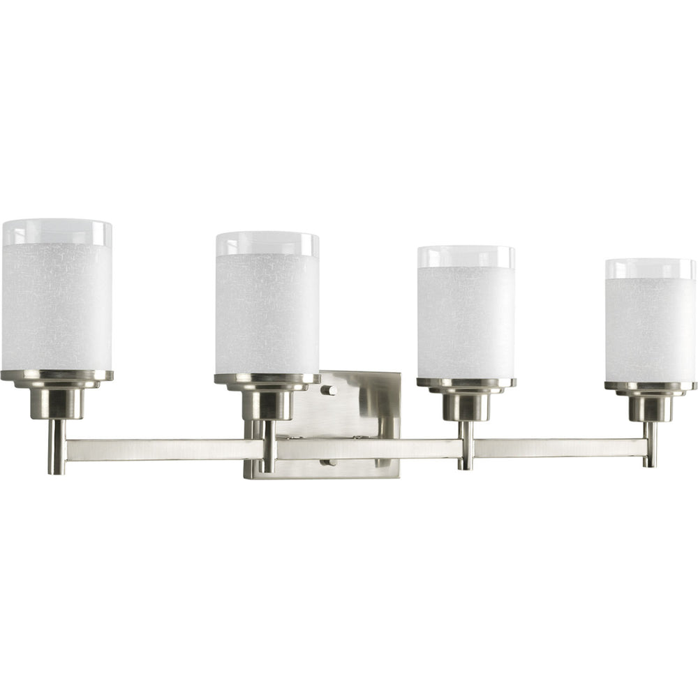 Progress Canada - Four Light Bath - Alexa - Brushed Nickel- Union Lighting Luminaires Decor