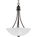 Progress Canada - Two Light Foyer Pendant - Gather - Antique Bronze- Union Lighting Luminaires Decor