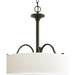 Progress Canada - Three Light Pendant - Inspire - Antique Bronze- Union Lighting Luminaires Decor