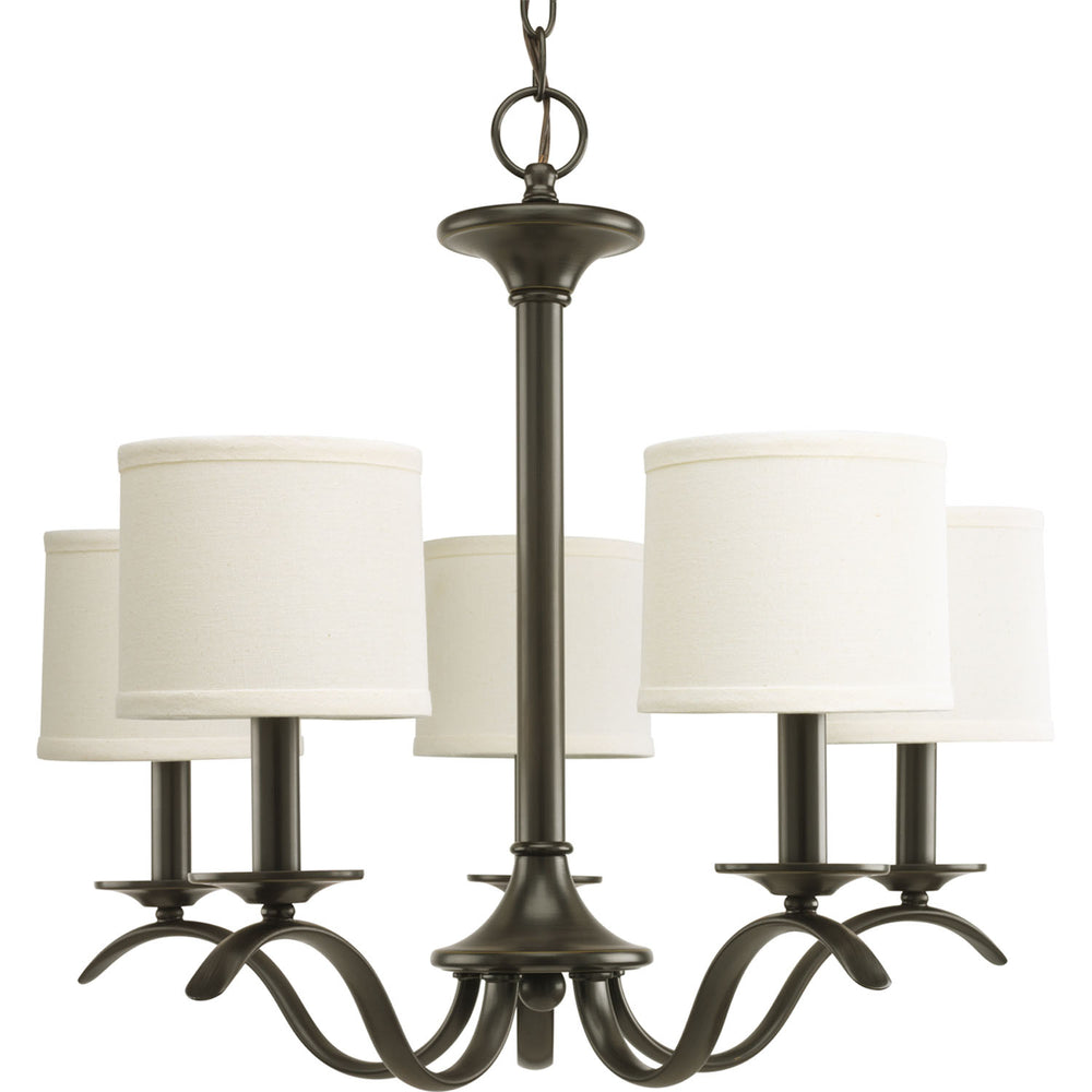 Progress Canada - Five Light Chandelier - Inspire - Antique Bronze- Union Lighting Luminaires Decor