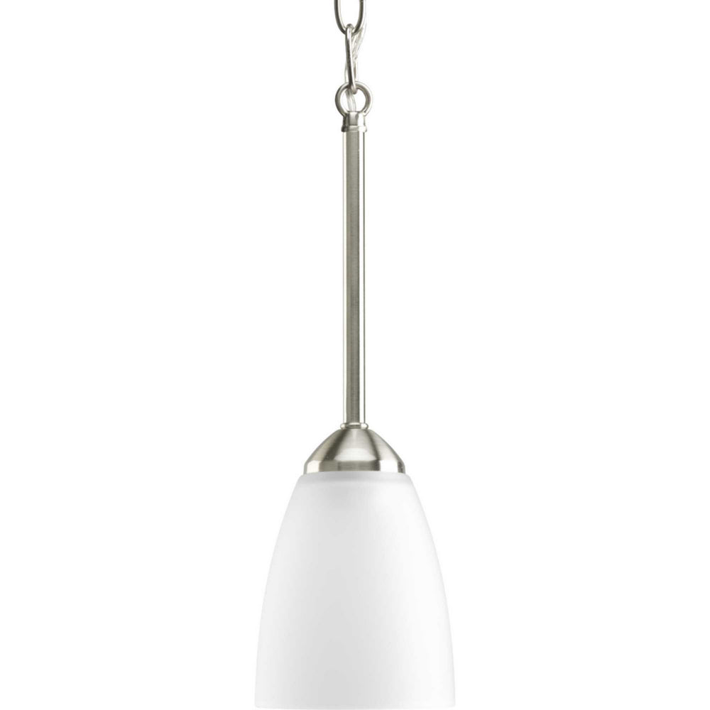 Progress Canada - One Light Mini Pendant - Gather - Brushed Nickel- Union Lighting Luminaires Decor