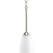 Progress Canada - One Light Mini Pendant - Gather - Brushed Nickel- Union Lighting Luminaires Decor