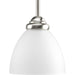 Progress Canada - One Light Pendant - Heart - Brushed Nickel- Union Lighting Luminaires Decor