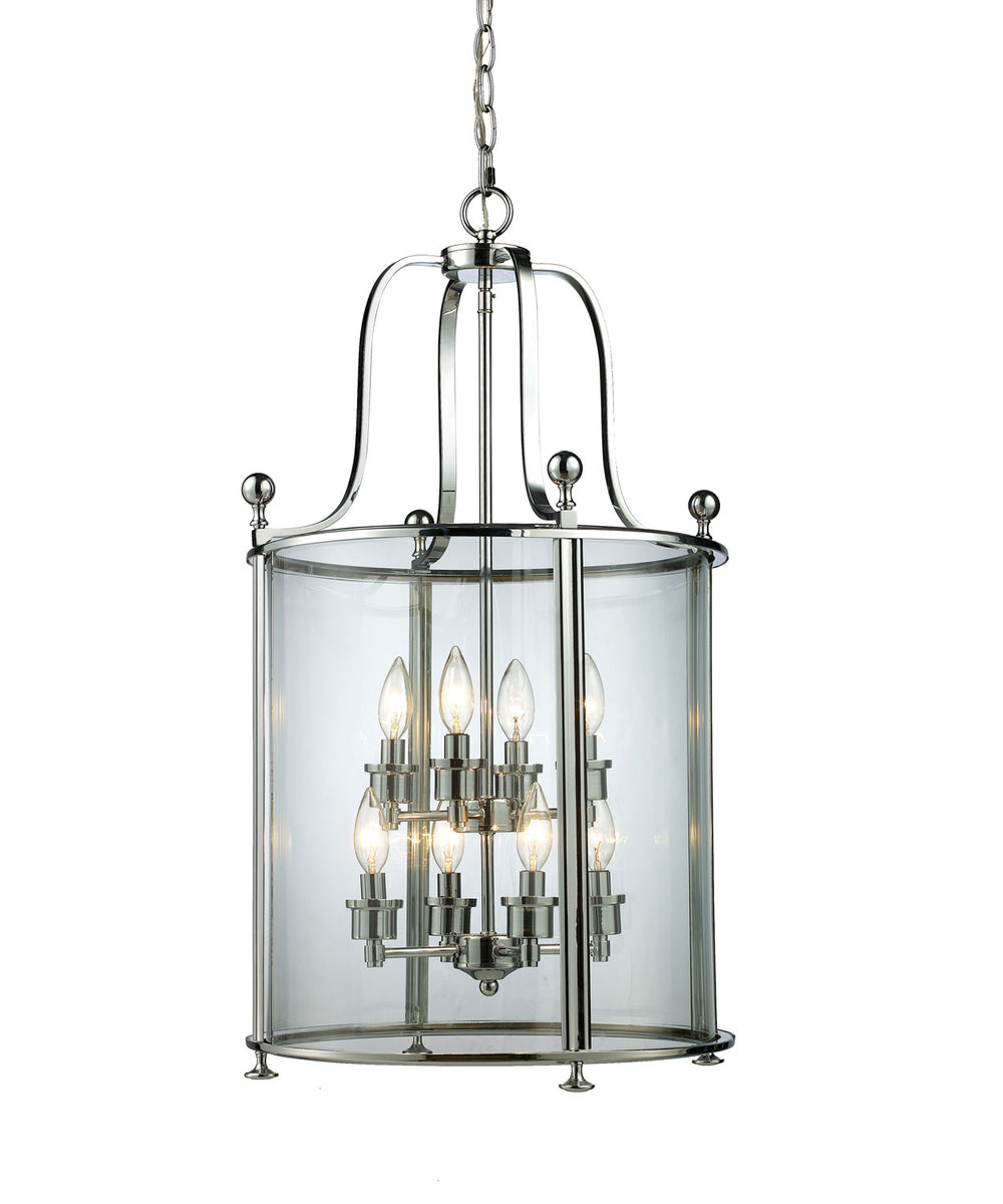 Z-Lite Canada - Eight Light Chandelier - Wyndham - Chrome- Union Lighting Luminaires Decor