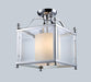 Z-Lite Canada - Three Light Semi Flush Mount - Fairview - Chrome- Union Lighting Luminaires Decor