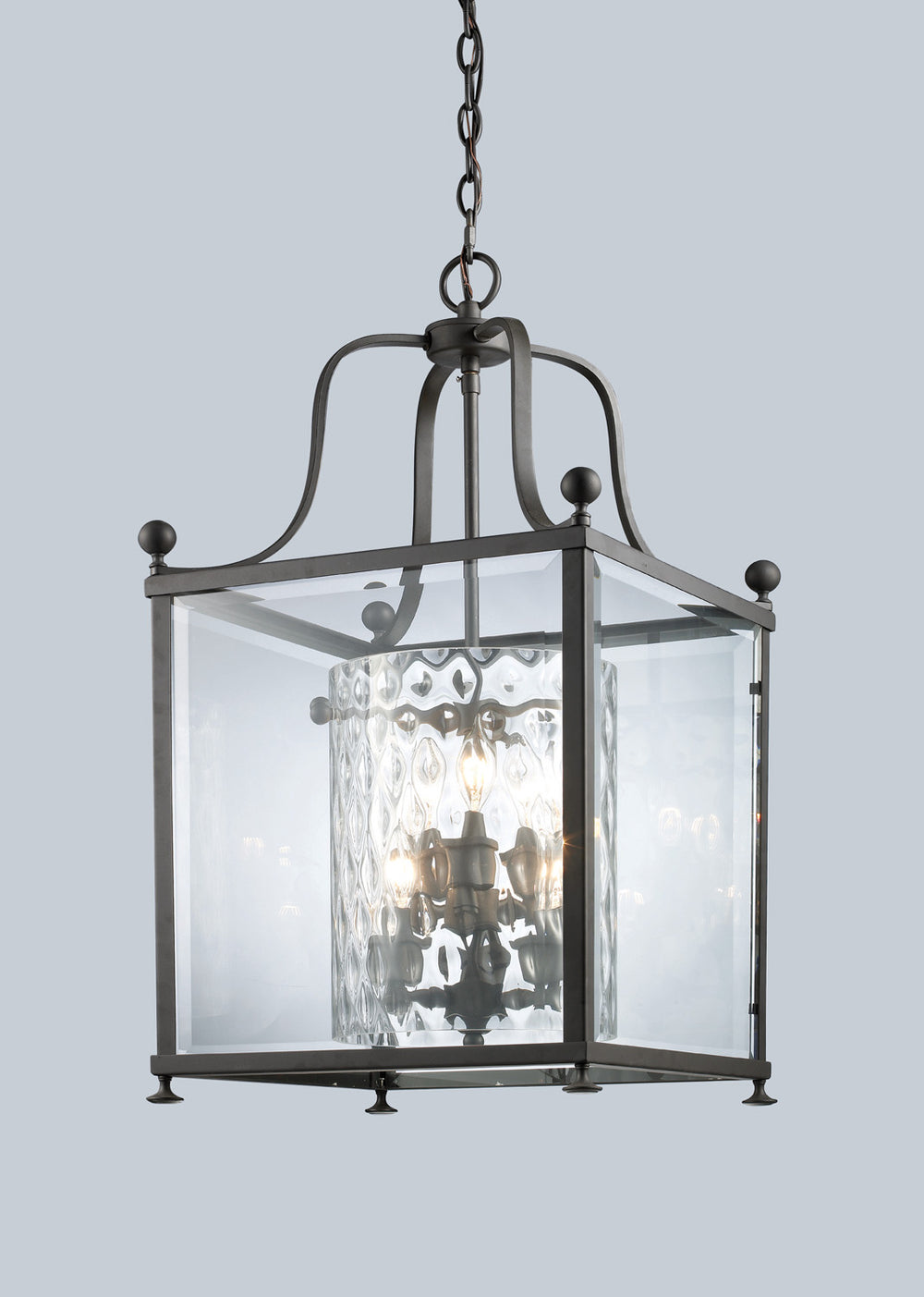 Z-Lite Canada - Six Light Chandelier - Fairview - Bronze- Union Lighting Luminaires Decor