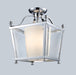 Z-Lite Canada - Three Light Semi Flush Mount - Ashbury - Chrome- Union Lighting Luminaires Decor