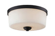 Z-Lite Canada - Three Light Flush Mount - Arlington - Bronze- Union Lighting Luminaires Decor