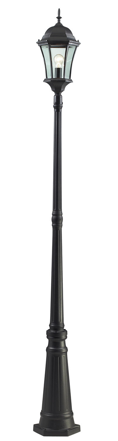 Z-Lite Canada - One Light Outdoor Post Mounted Fixture - Wakefield - Black- Union Lighting Luminaires Decor