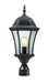 Z-Lite Canada - One Light Outdoor Post Mount Fixture - Wakefield - Black- Union Lighting Luminaires Decor