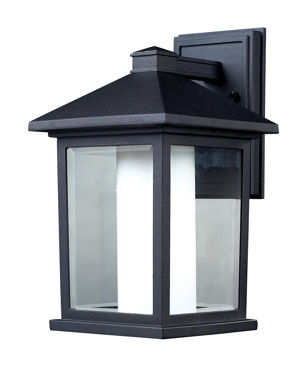 Z-Lite Canada - One Light Outdoor Wall Light - Mesa - Black- Union Lighting Luminaires Decor