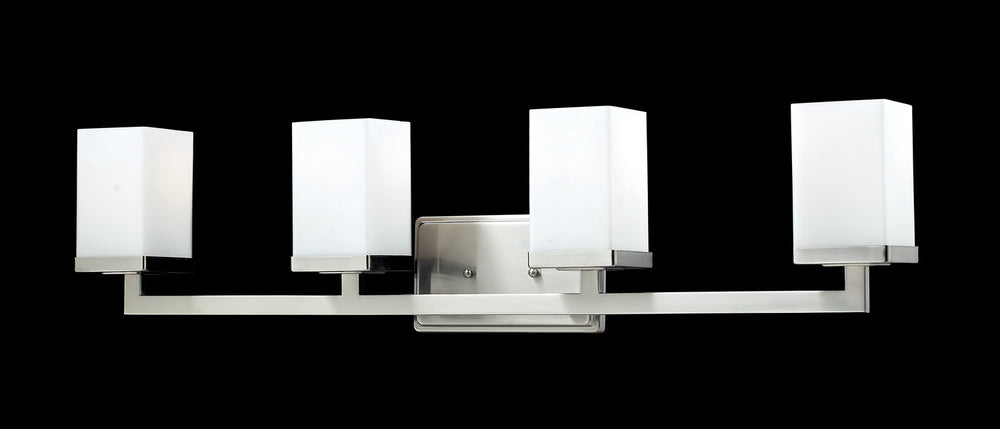 Z-Lite Canada - Four Light Vanity - Tidal - Brushed Nickel- Union Lighting Luminaires Decor