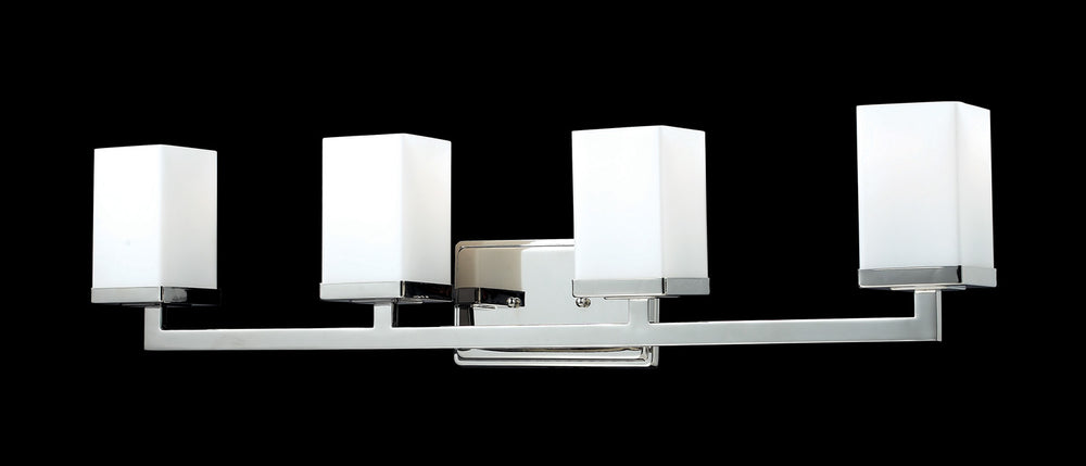 Z-Lite Canada - Four Light Vanity - Tidal - Chrome- Union Lighting Luminaires Decor