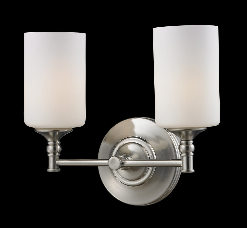 Z-Lite Canada - Two Light Vanity - Cannondale - Brushed Nickel- Union Lighting Luminaires Decor