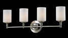 Z-Lite Canada - Four Light Vanity - Cannondale - Chrome- Union Lighting Luminaires Decor
