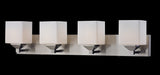Z-Lite Canada - Four Light Vanity - Quube - Brushed Nickel- Union Lighting Luminaires Decor