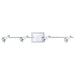 Eglo Canada - Four Light Fixed Track Light - Eridan - Chrome & Glossy White- Union Lighting Luminaires Decor
