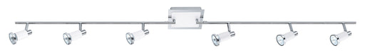 Eglo Canada - Four Light Track Light - Eridan - Chrome & Glossy White- Union Lighting Luminaires Decor