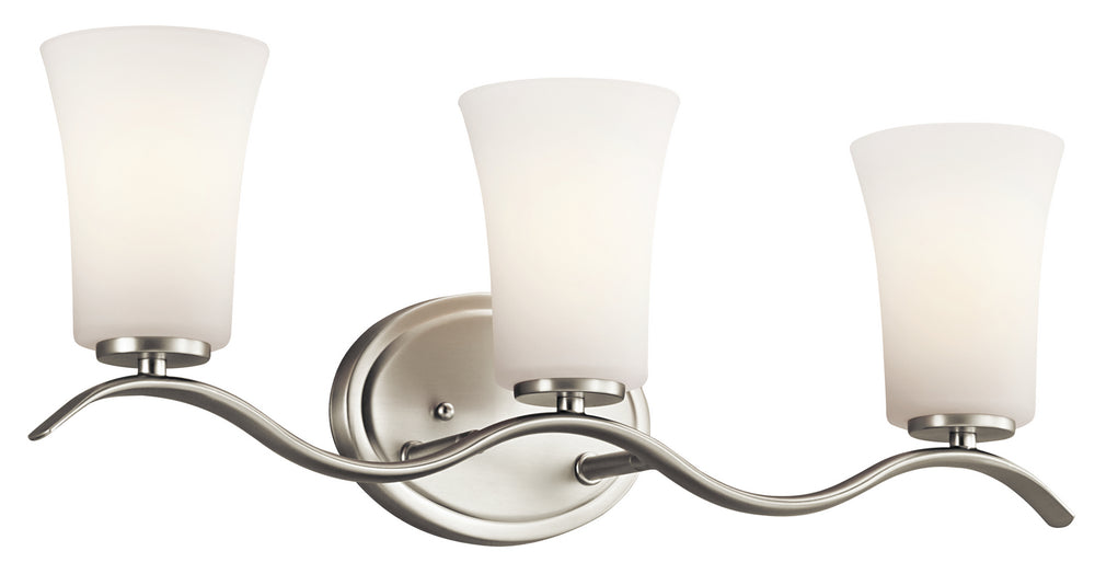Kichler Canada - Three Light Bath - Armida - Brushed Nickel- Union Lighting Luminaires Decor