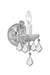 Crystorama - One Light Wall Sconce - Maria Theresa - Polished Chrome- Union Lighting Luminaires Decor