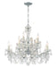 Crystorama - 12 Light Chandelier - Maria Theresa - Polished Chrome- Union Lighting Luminaires Decor