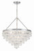 Crystorama - Eight Light Chandelier - Calypso - Polished Chrome- Union Lighting Luminaires Decor