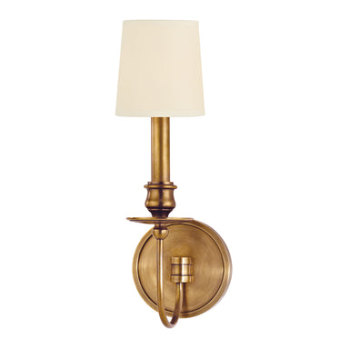 Hudson Valley - One Light Wall Sconce - Cohasset - Aged Brass- Union Lighting Luminaires Decor