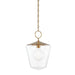 Hudson Valley Canada - One Light Pendant - Greene - Aged Brass- Union Lighting Luminaires Decor